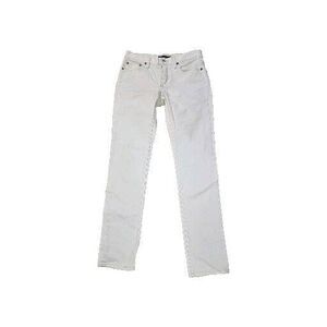 Ralph Lauren White Denim Jeans Womens 30 Coastal Cowgirl Skinny Mid Rise Country